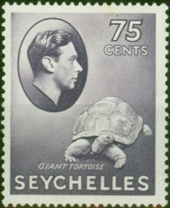 Seychelles 1941 75c Deep Slate-Lilac SG145a Fine MM