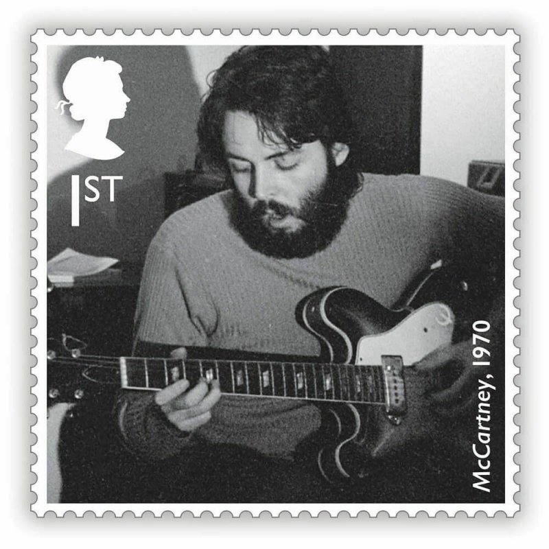 GB 4525a Paul McCartney McCartney 1970 1st single (1 stamp) MNH 2021