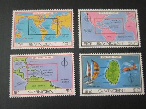 St Vincent 1980 Sc 611-14 set MNH