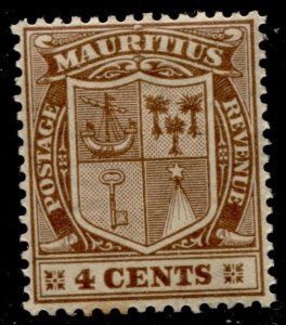 Mauritius #167 Arms Type MLH CV$4.50