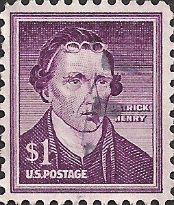 # 1052a USED DRY PRINT PATRICK HENRY