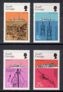 SOUTH GEORGIA 1976 Discovery Investigations; Scott 44-47, SG 46-49; MNH