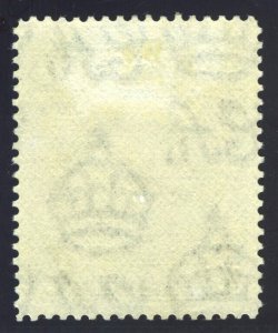 Barbados 1938 ½d green (p14 - L) MLH. SG 248b. Sc 193b.