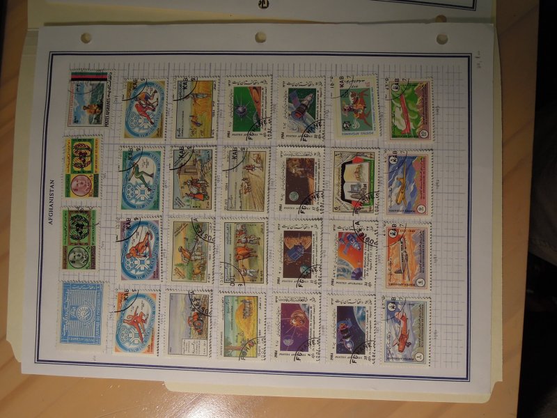 Small Afganistan collection, 77 stamps