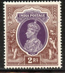 India # 163, Mint Never Hinge. CV $ 8,50