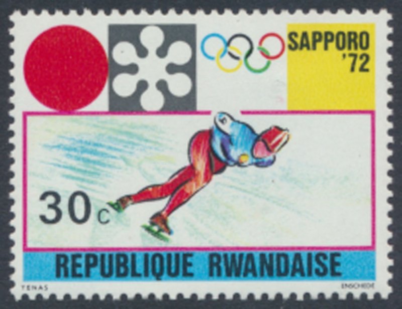 Rwanda  SC# 437  MNH  Olympics Sapporo 1972  see details/scans 