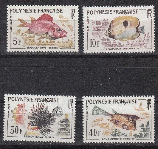 French Polynesia Scott 199-202 Mint hinged Catalog Value $40.00