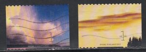 Finland # 1413b-1413c, Clouds, Used.