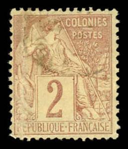 French Colonies 47 Used