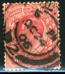 GREAT BRITAIN - SC #128 - USED - 1902 - Item GB289DST2