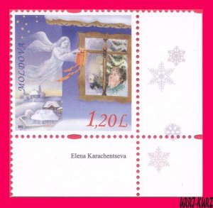 MOLDOVA 2010 Winter Religion Holiday Merry Christmas Angel 1v Mi 727 MNH