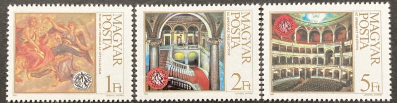 Hungary 1984 #2880-2, Budapest Opera House, MNH.