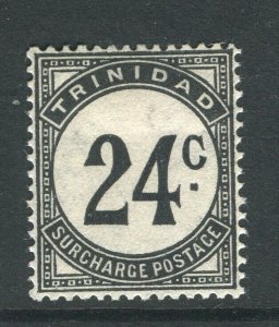 TRINIDAD; 1947 early GVI Postage Due issue Mint hinged 24c. value