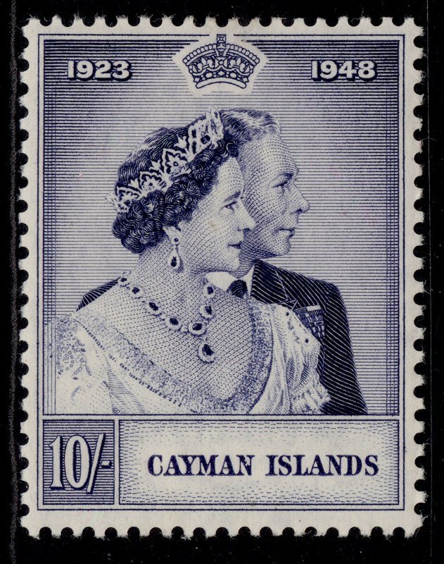 CAYMAN ISLANDS GVI SG130, 10s violet-blue, M MINT. Cat £24. 