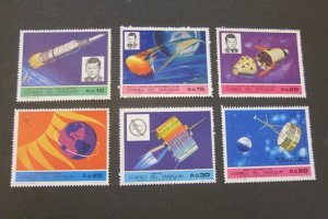 Paraguay 1969 Sc 1144-49 space MNH