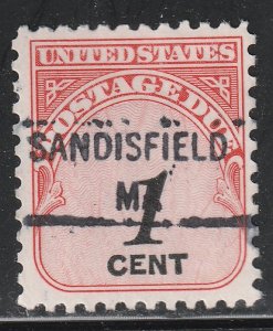 Precancel - Sandisfield, MA - PSS 841