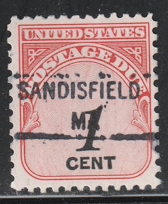Precancel - Sandisfield, MA - PSS 841