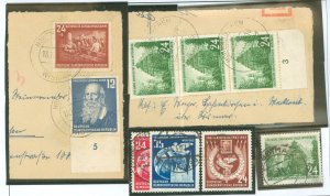 German Democratic Republic (DDR) #110-112/118-119/B23 Used Single (Complete Set)