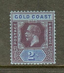 Gold Coast, Scott #91, 2sh King George V, MH