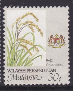 Malaysia -Wilayah Persekutuan 1986 Rice 30c - used