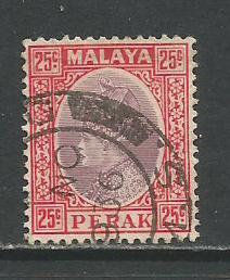 Malaya-Perak    #77  Used  (1936)  c.v. $1.25