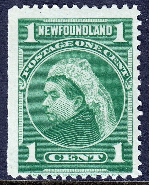 Newfoundland - Scott #80 - MNH - Straight edge - SCV $4.50