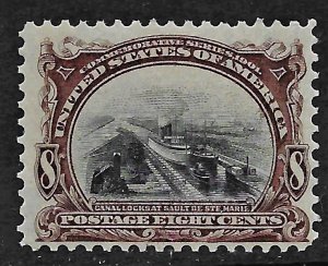 1901 Sc. #298 FVF NH, Cat. Val. $230.00.