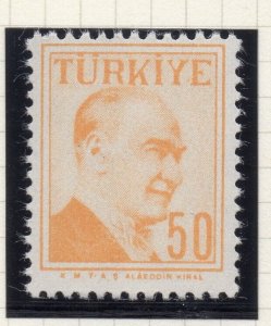 Turkey 1957-58 Early Issue Fine Mint Hinged 50p. NW-17667