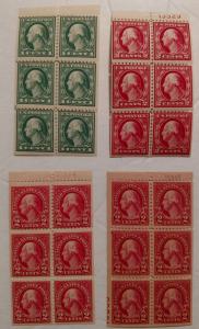 Lot of Mint Booklet Panes - See Description 498c, 634d, etc