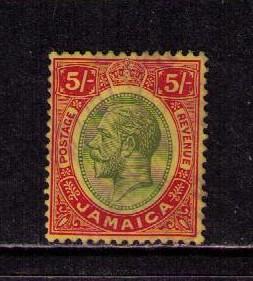 JAMAICA Sc# 70 USED FVF King George V KGV