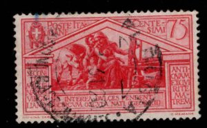 ITALY Scott 253 used 1930 75c stamp