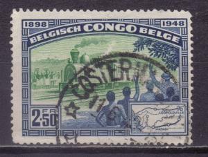 Belgian Congo 257 used f cv .55