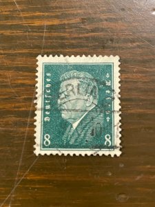 Germany SC 370 Used 8pf President Friedrich Ebert (2) - VF/XF