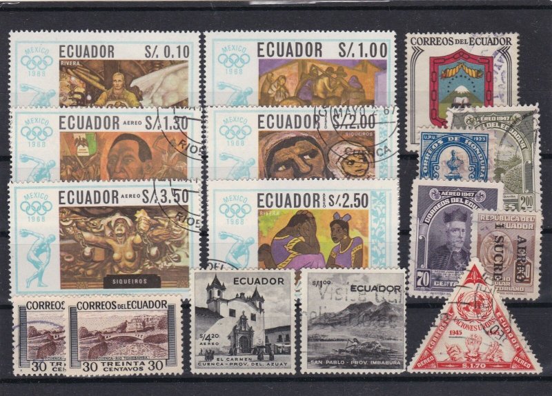 ecuador stamps ref 16725 