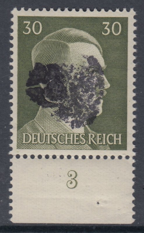 Germany Soviet Zone SBZ - LOCAL ROTSCHAU 30Pf HITLER head - Expertized Valicek