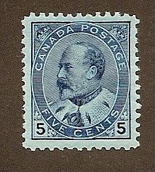 Canada  Scott #91  Mint H  Scott CV $220.00