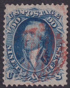 #101 Used, F-VF, Red cancel (CV $2500 - ID46700) - Joseph Luft