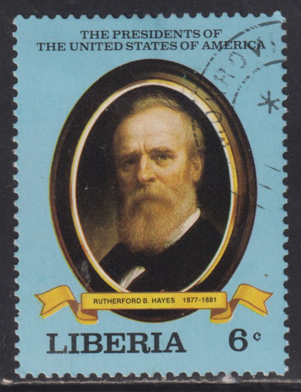 Liberia 912 Rutherford B. Hayes 1981