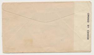 SIERRA LEONE -USA 1940 CENSOR(#2) COVER 2x1½d RATE (SEE BELOW)