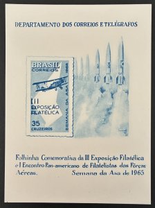 Brazil 1965 #1012 S/C, Philatelic Exhibition, MNH.