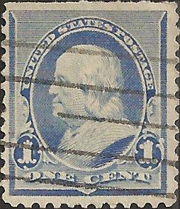 # 219 DULL BLUE USED BEN FRANKLIN SCV-0.75