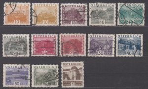 Austria Scott #326-338 1929 Used