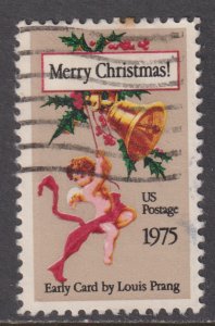 United States 1580 Christmas Bell 1975