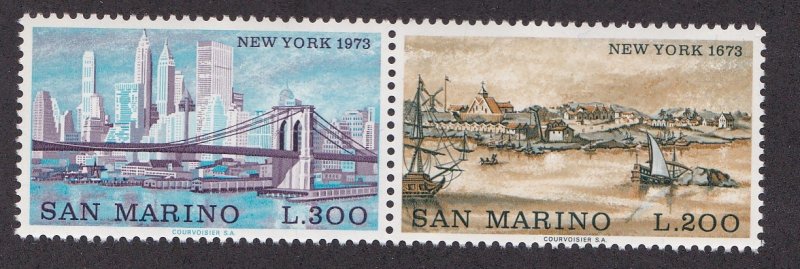 San Marino # 779a, New York 300th Anniversary, NH, 1/2 Cat.