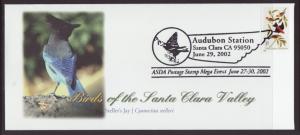 ASDA Postage Stamp Event,Audubon Station,Santa Clara,CA 2002 # 10 Cover