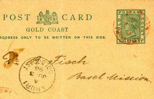 W79a 1898 GOLD COAST Abokobi Missionary/Aburi