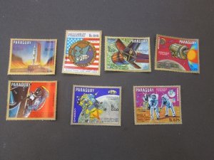 Paraguay 1970 Sc 1276-8 space set MNH