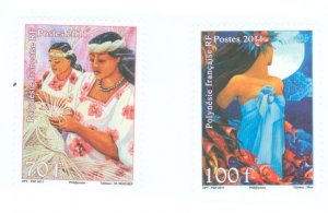 French Polynesia #1048-1049 Mint (NH) Single (Complete Set)