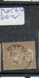 CEYLON QV 25C MATARA       CDS  VFU        P0131A H