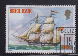 Belize 611 Sailing Ships 1982 CTO